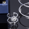 1.14CT 18K GPLD Fashion Widding Women Femmes Gift Bijoux en or Def Moissanite Diamond Ring