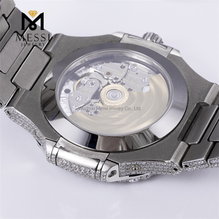 mechanical automatic moissanite watch mens