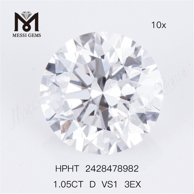 1.05CT D VS1 3EX RD Cut Loose Lab Diamonds White Loose Lab Diamond