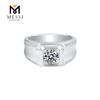 High Quality 925 Silver Jewelry Men Rings Moissanite Ring for Man