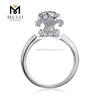 fashion rings jewelry DEF moissanite 925 sterling silver ring