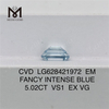 5.02CT EM phantasiana Blue Laboratory Diamond VS1 CVD LG628421972 丨 Messigs 