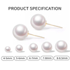 4-5mm AKOYA Pearl Classic 18k Pearl Earrings for Women