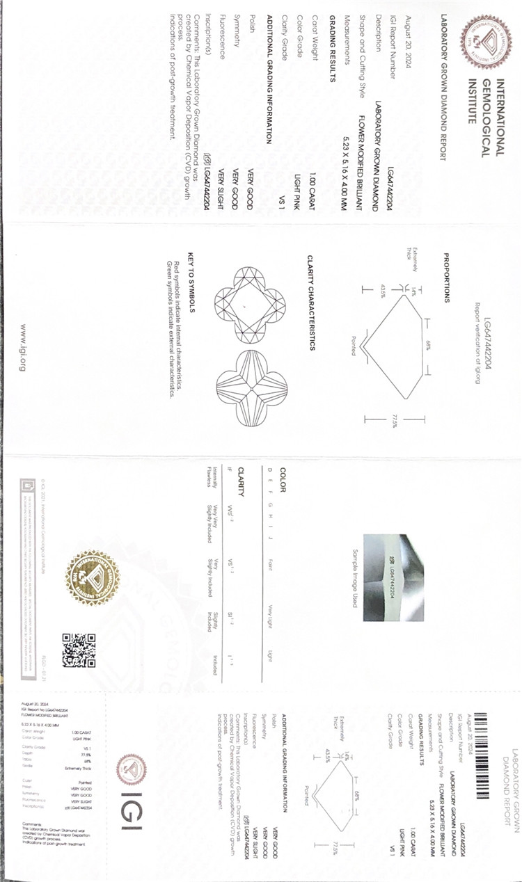 1ct nova rosea crystallini