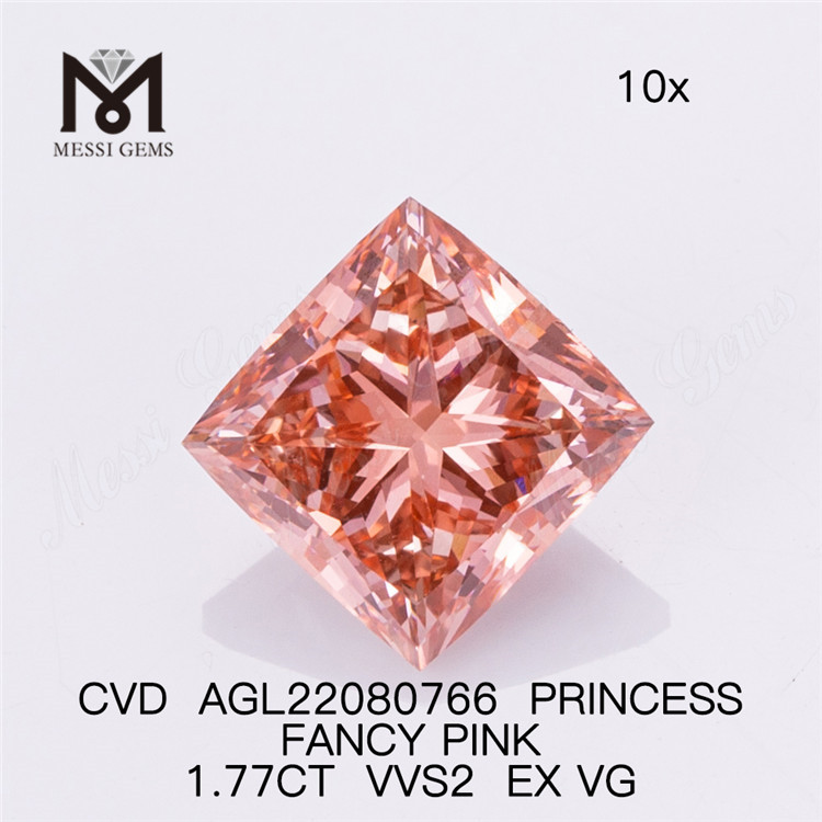 1.77ct wholesale lab diamonds pink 