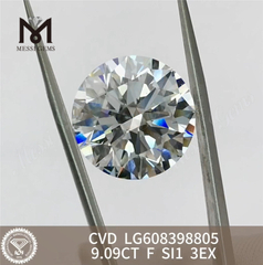 9.09CT F SI1 3EX CVD Lab Grown Diamond China IGI Certified