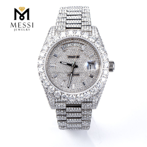 Sparkling Brilliance VVS Moissanite Diamond Watch Premium Quality