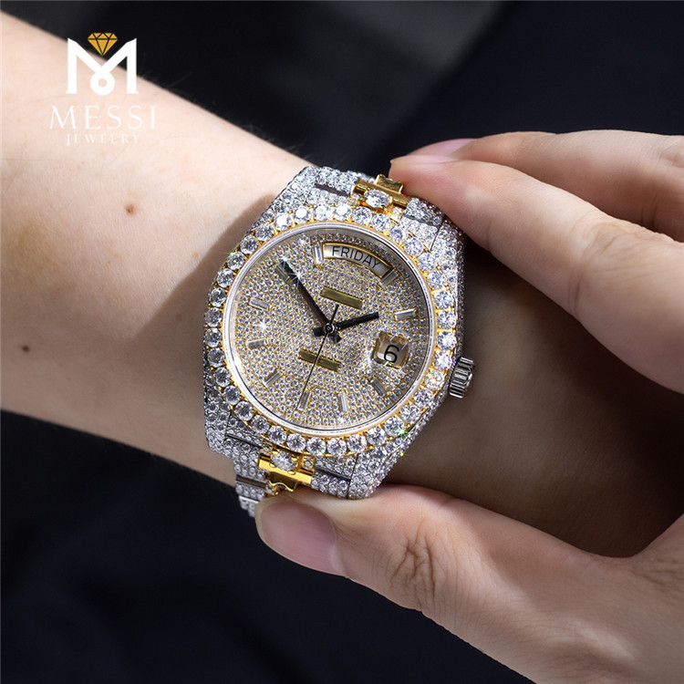 Moissanite observa el precio barato al por mayor