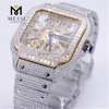 Luxury Handmade VVS Moissanite Diamond Watch Pass Diamond Tester