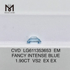 1.90CT VS2 EM FANCY INTENSE BLUE loose lab grown diamonds wholesale丨Messigems CVD LG611353653 
