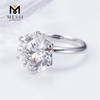 8ct Big Carat 13mm Saccharum Diamond albus Aurum Solitaire maxima Lab crevit Diamond Orbis 