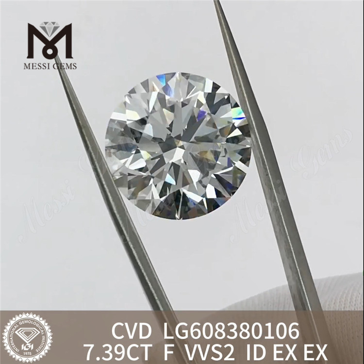 7.39CT F VVS Simulated Diamonds Shop Online Our Extensive Inventory of IGI Diamonds丨Messigems LG608380106