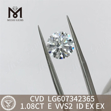 1.08CT E VVS2 lab grown diamond 1 carat CVD Allure丨Messigems LG607342365