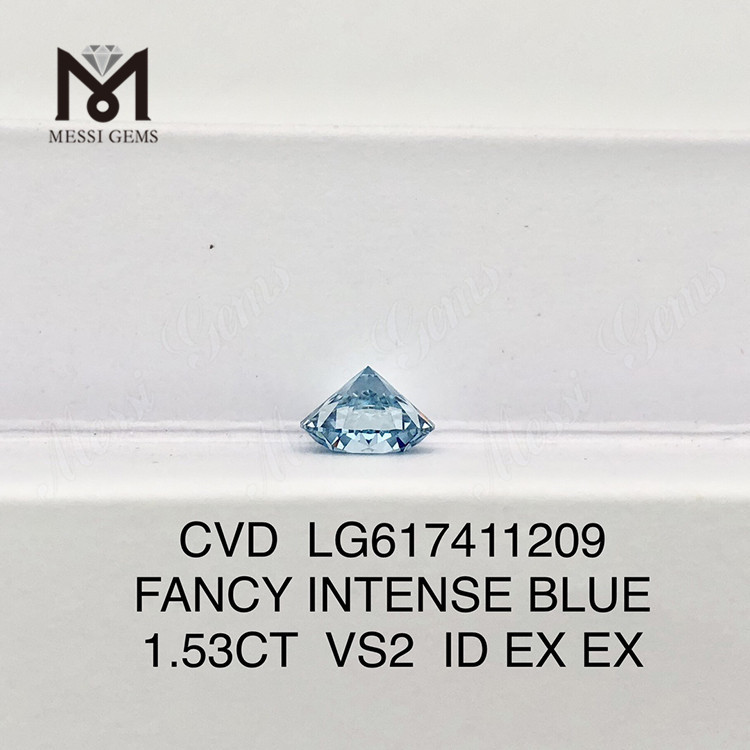 1.53CT VS2 ID FANCY INTENSE BLUE IGI certified lab diamonds丨Messigems CVD LG617411209
