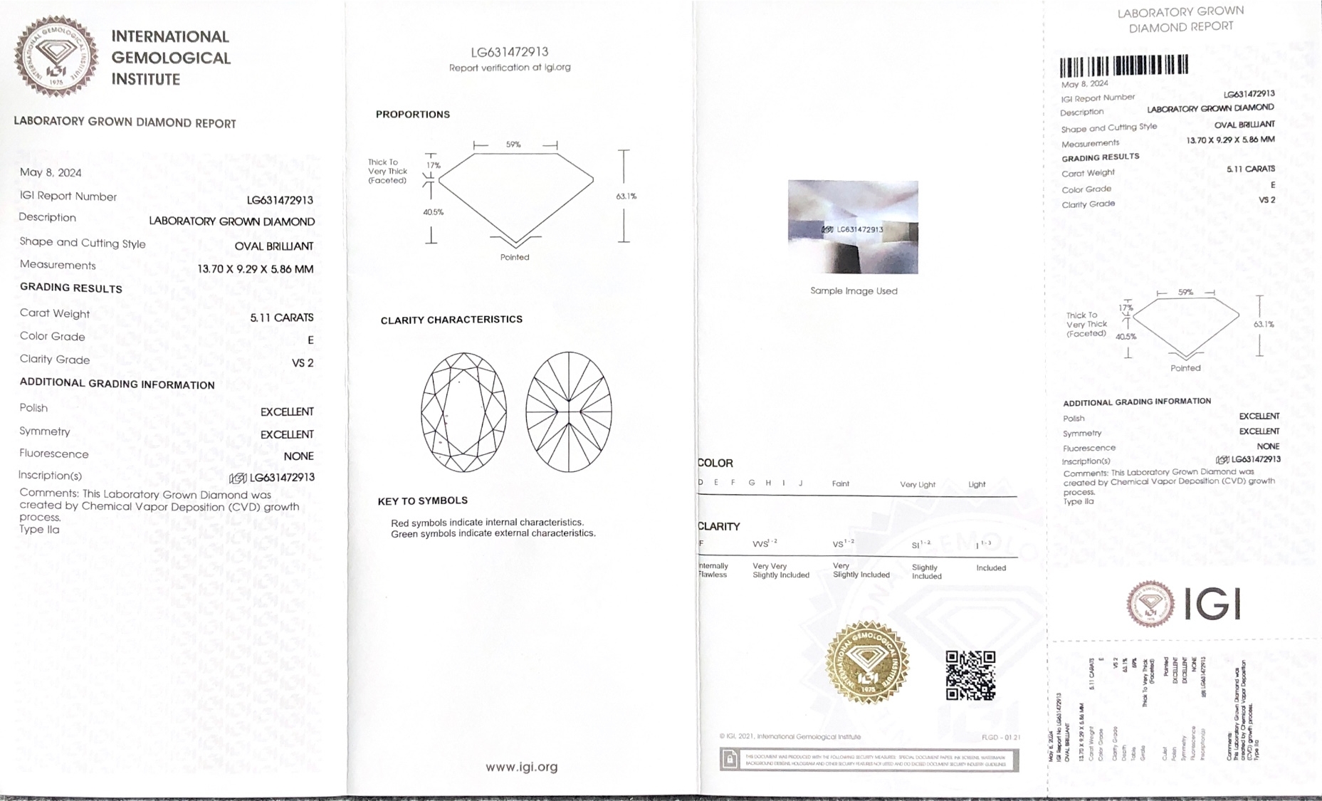 oval diamonds made in laboratory