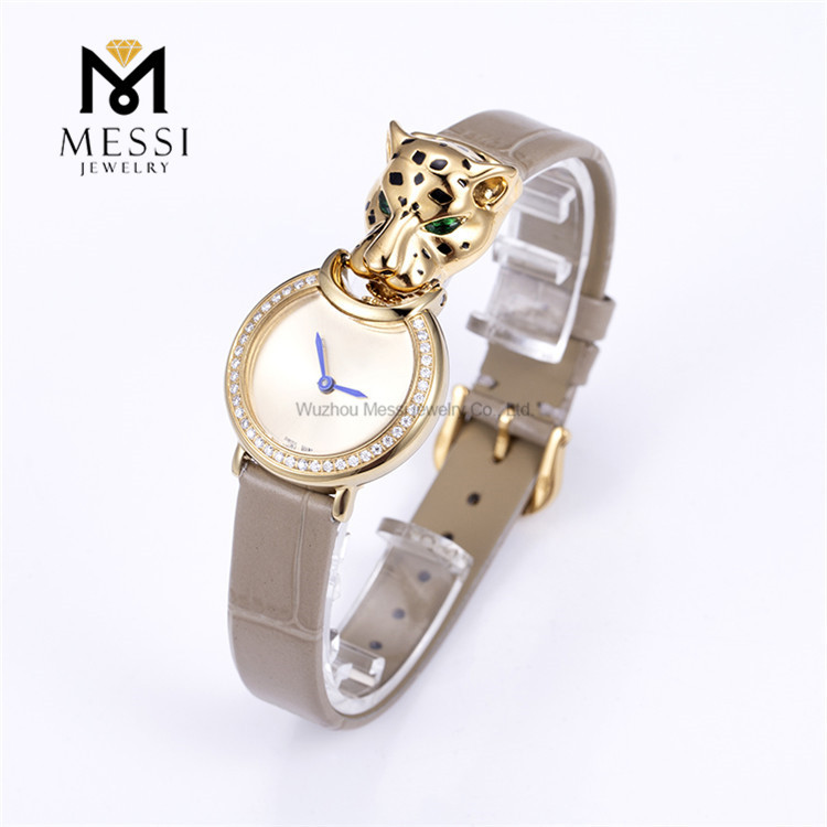 Distinctive Leopard Moissanite Watches for Women