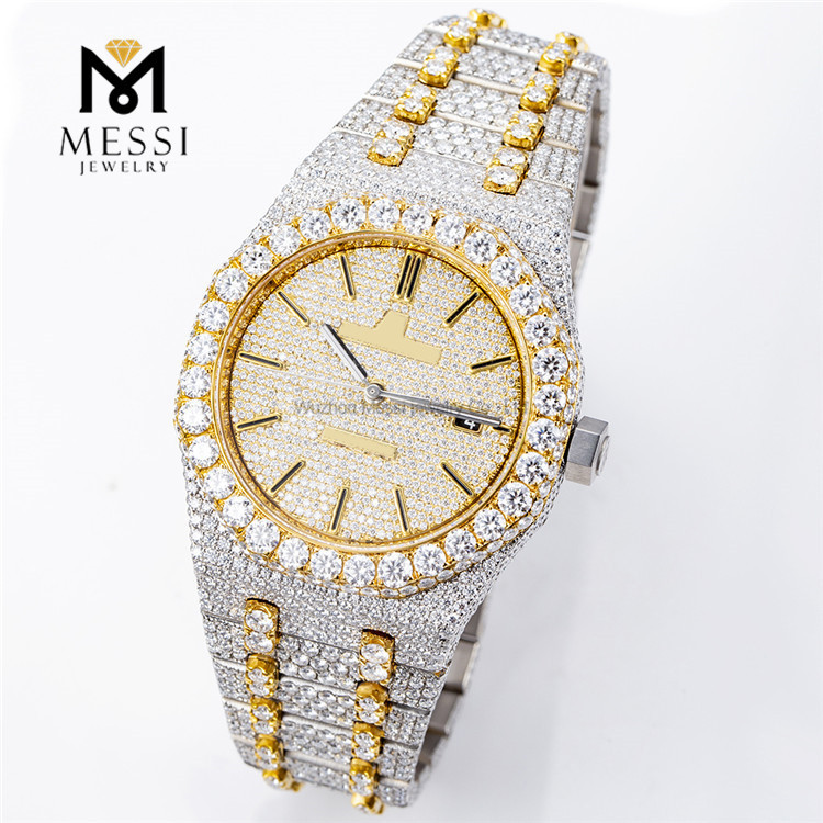 Luxury Men's Moissanite Watches Durable & Stylish Timepieces