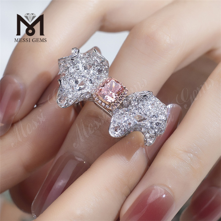 cushion cut engagement rings on hand