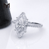 14k 18k white gold IGI 3ct lab marquise diamond ring fashion