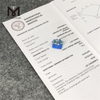 6.35CT FANCY INTENSE GREENISH Blue grown diamonds MQ CVD LG626468316丨Messigems