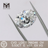 5.53ct OV E VS1 EX VG CVD Lab Cultured Diamonds LG571398346 