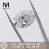 6.03CT E VS2 OV simulated diamonds CVD LG586367737 