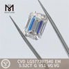 5.52CT G VS1 VG CVD Emerald laboratory grown diamonds LG577397540 丨Messigems CVD