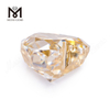 9*9mm Heart loose moisanite diamond M-Yellow moissanite stone manufacturer