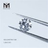 Round brilliant cut 1.08 carat vvs E white VS1 hpht cvd lab diamond with factory price