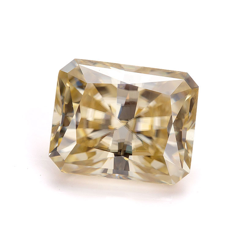 yellow moissanite