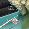 D 1.30ct HPHT RD lab diamonds IDEL Cut