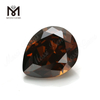 Factory price synthetic cubic zirconia gemstone pear cut 10x12mm offee cz 
