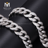 925 Silber handgefertigt Moissanit aus Bling Cuban Chain Link