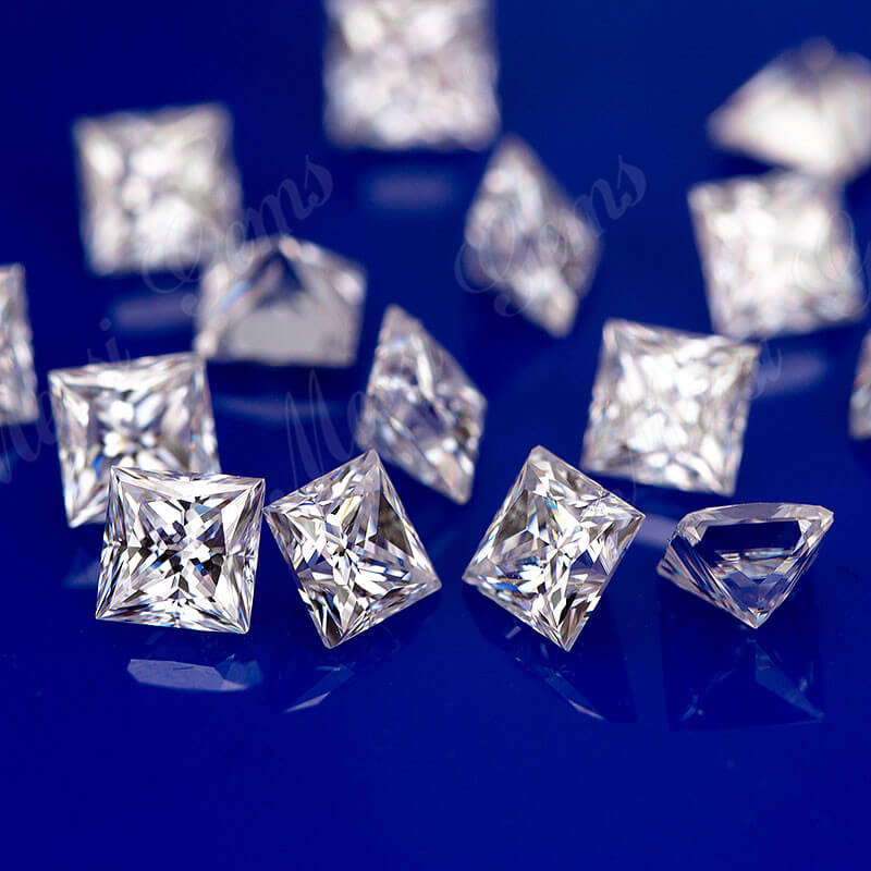 4.8*4.8mm Whole Price Pricess Cut DEF White Vvs1 Loose Moissanite