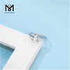 Messi Gems Engagement 1 Carat Moissanite Diamond 925 Sterling Silver Rings Femmes pour le mariage