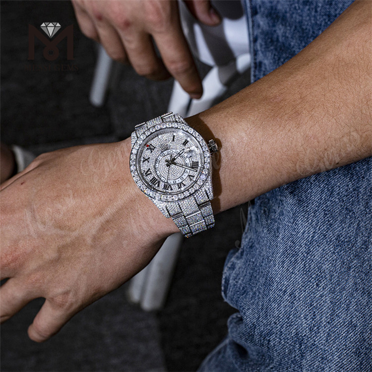 moissanite watch jewelry