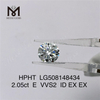 2.05CT E vvs lab diamonds RD Cut hpht diamonds wholesale price