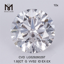 1.92ct G loose lab diamond sale vvs round ID lab created diamond 1.5 carat on sale