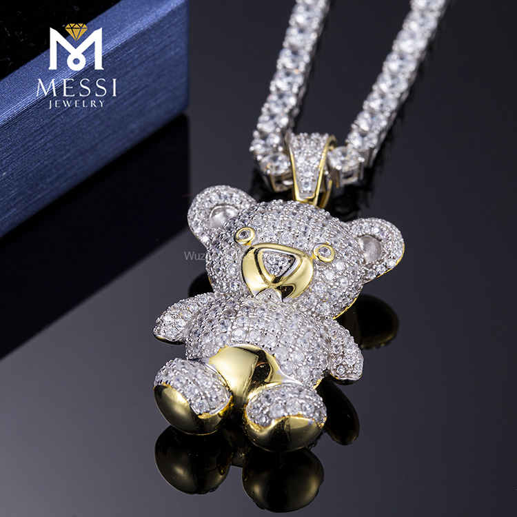 hip hop chain bear high quality rapper chains wholesale price