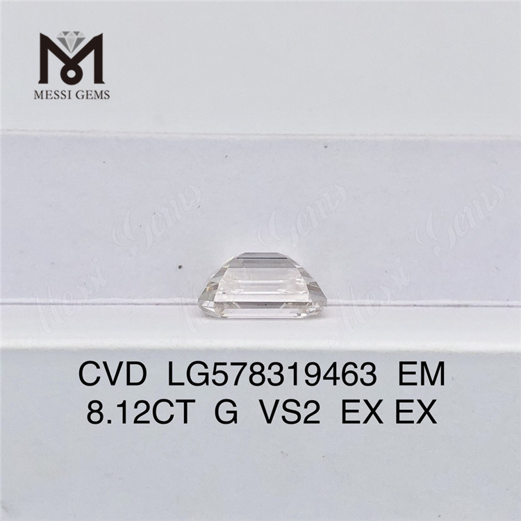 8.12CT G EM VS2 EX EX lab grown gemstones loose CVD LG578319463