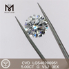 5ct G vs2 3EX lab grown 5 carat diamond certificate IGI factory price