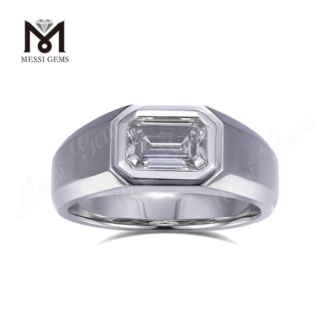 1ct E Colour IGI Lab Grown Diamond Emerald Cut Engagement Rings