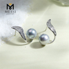7-8mm akoya Elegant Bridal Jewelry Silver925 Pearl Earrings for Weddings