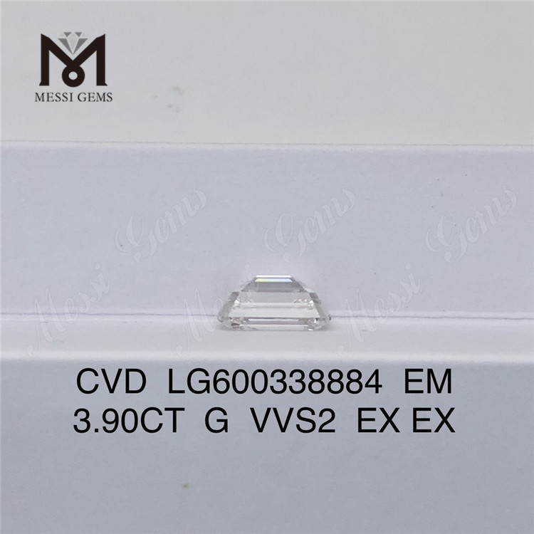 3.90CT G VVS2 EX Emerald cvd stones LG600338884 