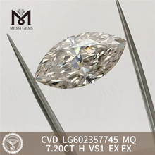 7.20CT H VS1 EX EX MQ 7ct wholesale cvd diamonds LG602357745