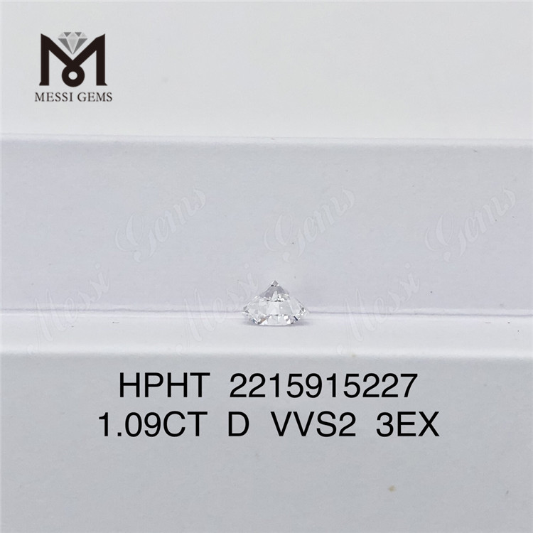 1.09CT D VVS2 3EX HPHT lab cultured diamonds GIA 2215915227丨Messigems 