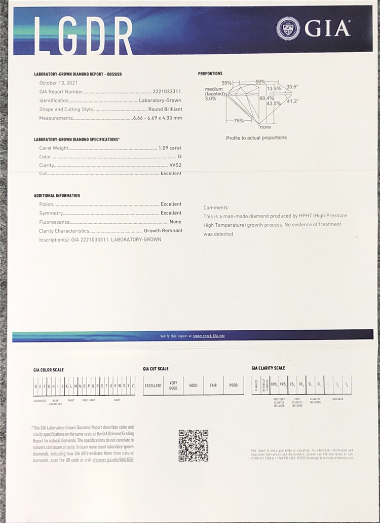 1ct gia laboratory grown diamonds