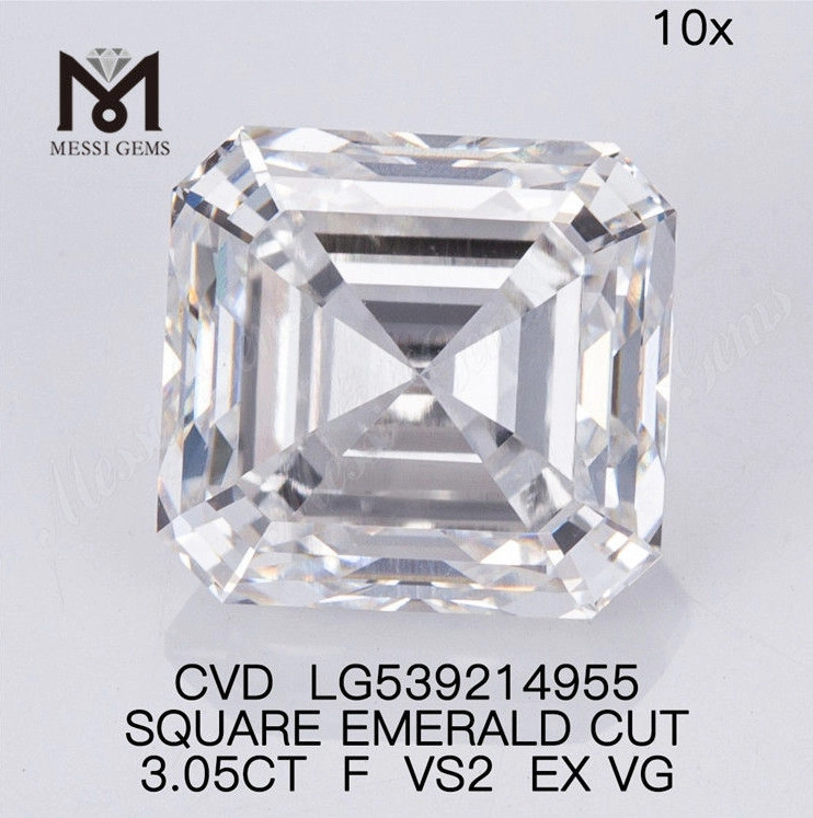 Asscher Cut lab diamond
