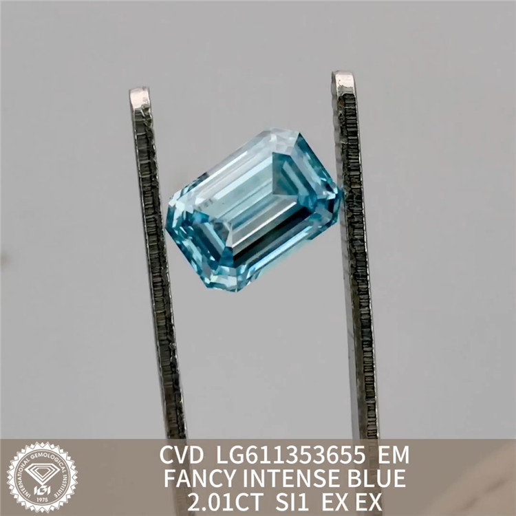 2.01CT Blue Locker Grown Diamond