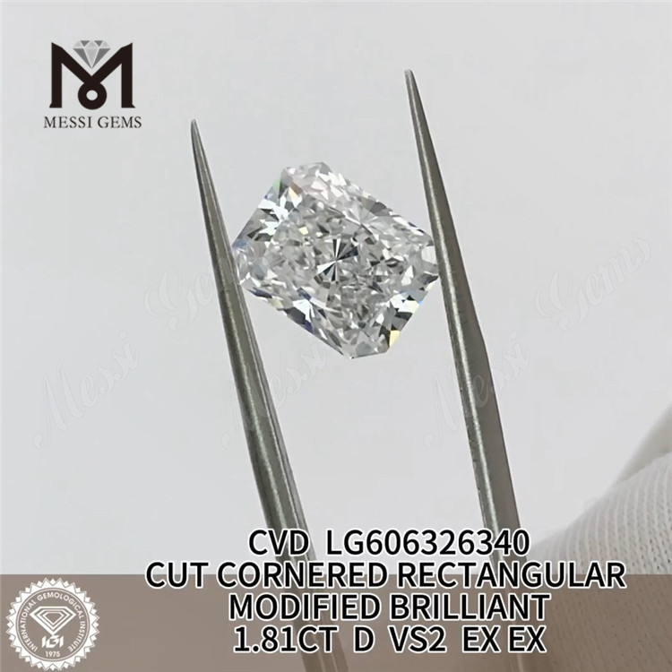 1.81CT D VS2 EX EX CVD RECTANGULAR igi diamond Shop Our Collection丨Messigems LG606326340